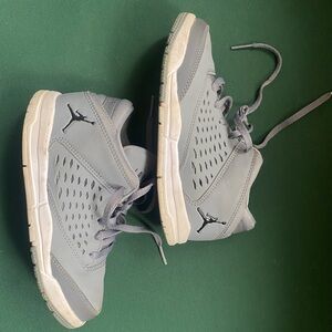Jordan Gray Sneakers - Size 13 Kids